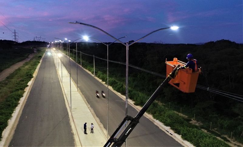 A quantidade representa 20% do parque de iluminação pública da Capital