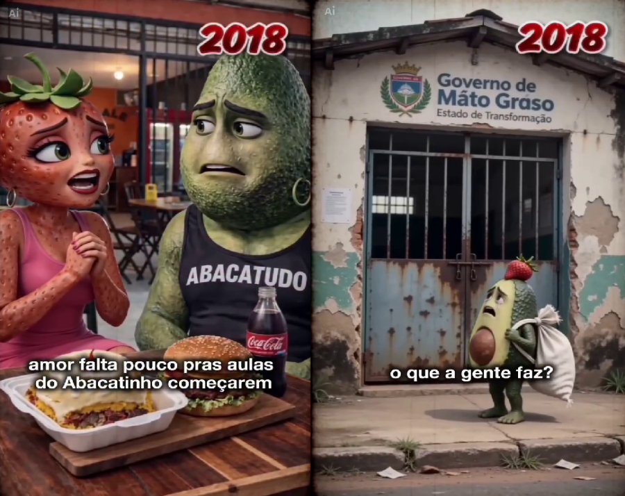 Mauro entra na trend do “abacatudo”, mas internautas lembram que falta até caderno nas escolas