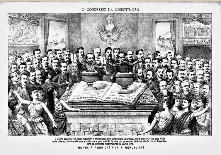 Brasília - DF - 30/07/2026 - Conquista do voto feminino no Brasil resistiu à misoginia histórica. (Constituição de 1891, a primeira da República). Foto: Acervo Arquivo Nacional