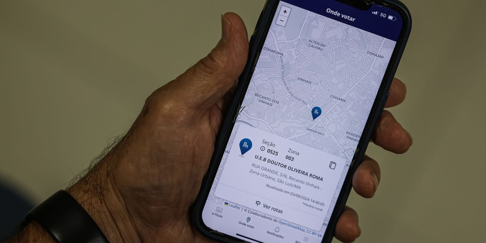 Eleitor que pediu voto em trânsito pode consultar local no e-Título